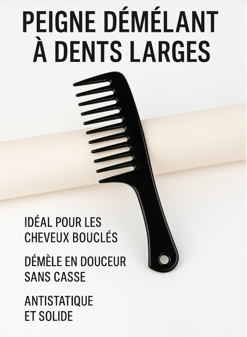 Peigne démêlant à dents large